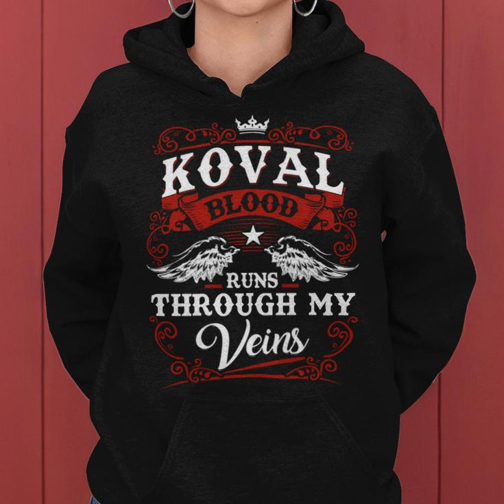 Koval Name Shirt Koval Family Name Women Hoodie