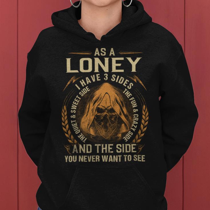 Loney Name Shirt Loney Family Name V2 Women Hoodie