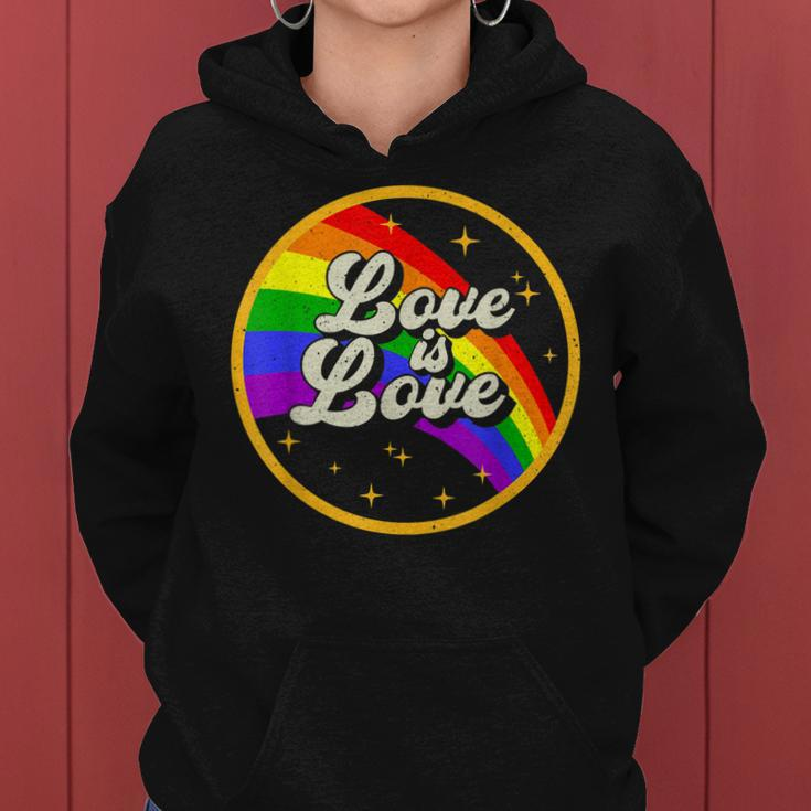 Love Is Love Rainbow Lgbt Gay Lesbian Pride Women Hoodie