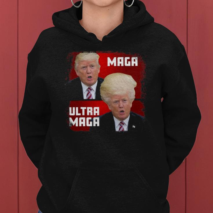 Maga - Ultra Maga Funny Trump Women Hoodie
