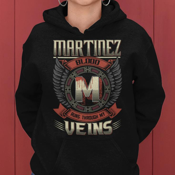 Martinez Blood Run Through My Veins Name Women Hoodie