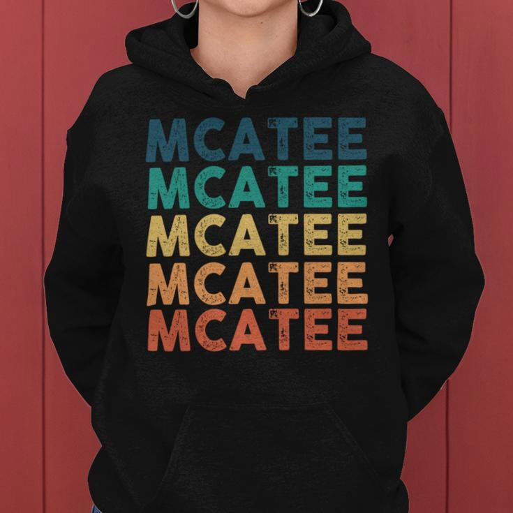 Mcatee Name Shirt Mcatee Family Name Women Hoodie
