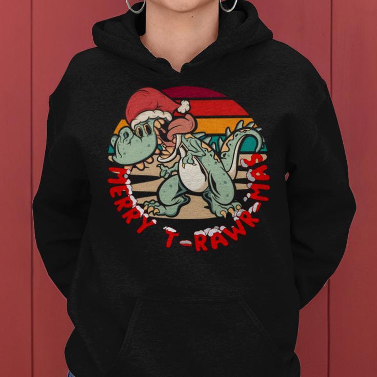 Merry Trawrmas Women Hoodie