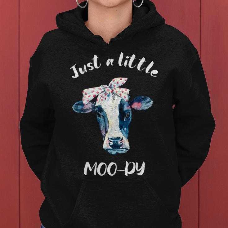 Moody Cow Lovers Farm Clothes Cowgirl Women Hoodie