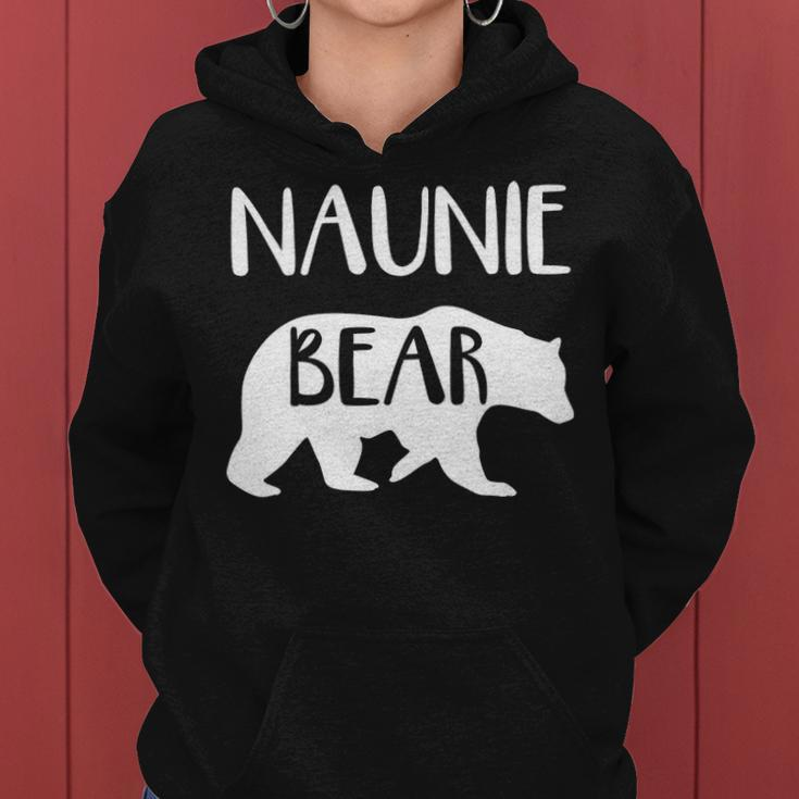 Naunie Grandma Gift Naunie Bear Women Hoodie