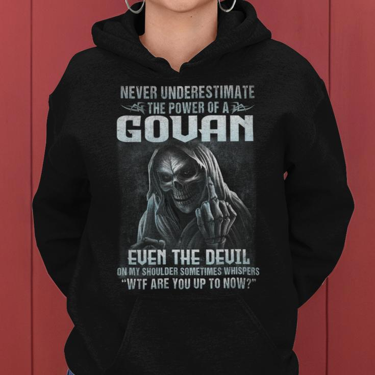 Never Underestimate The Power Of An Govan Even The Devil V8 Women Hoodie