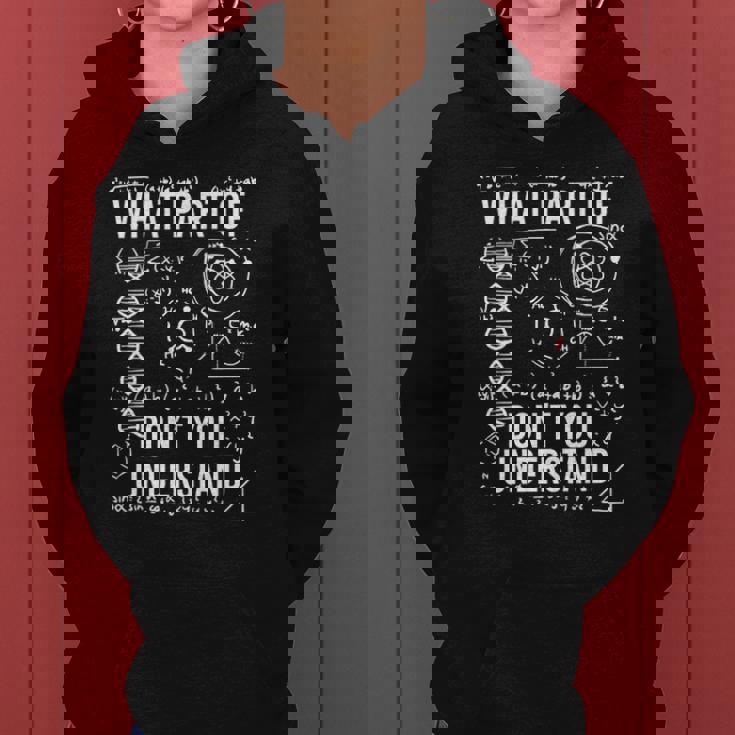 Physics I Quantum Mechanics I Professor Of Chemistry Women Hoodie