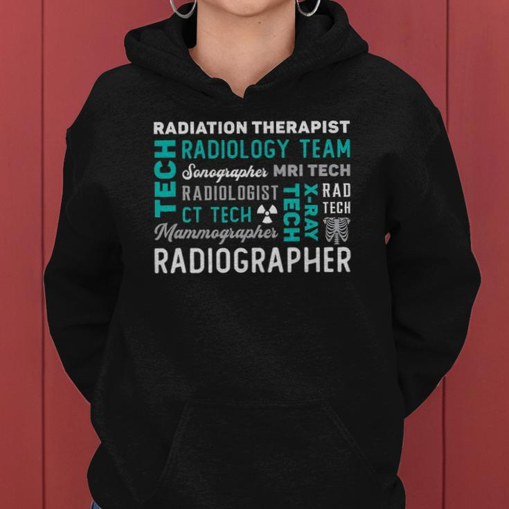 Radiation Therapist Radiographer Rad Radiology Xray Tech Women Hoodie