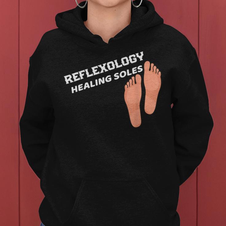 Reflexology Massage Therapist Reflexology Healing Soles Women Hoodie