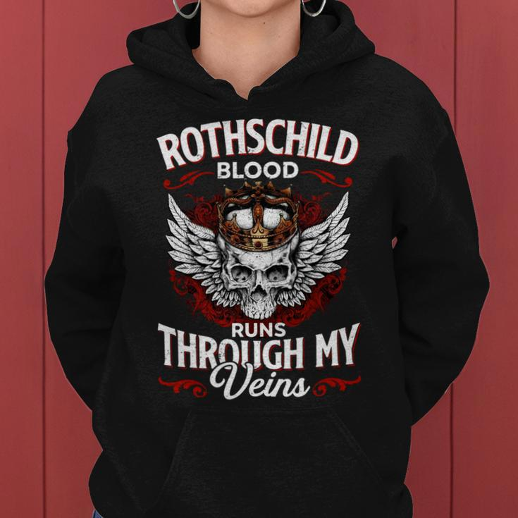 Rothschild Blood Runs Through My Veins Name Women Hoodie