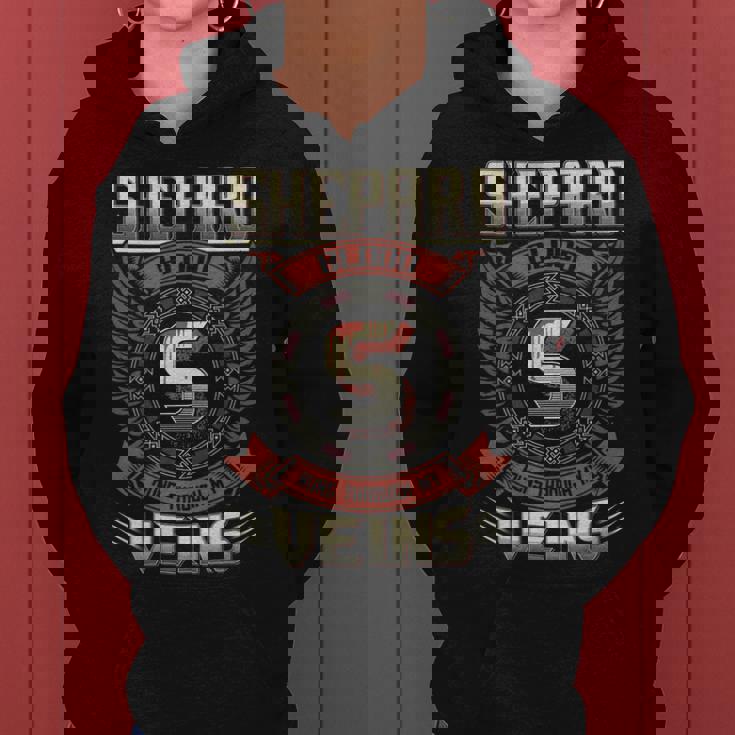 Shepard Blood Run Through My Veins Name Women Hoodie