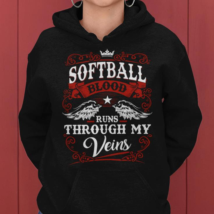 Softball Name Shirt Softball Family Name Women Hoodie