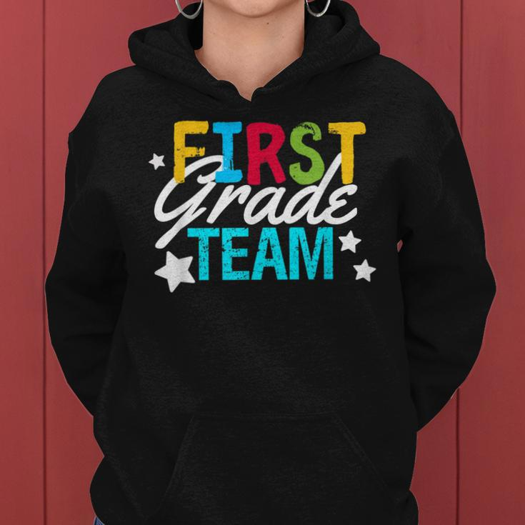 Teacher Team First Grade 1St Grade Classroom Gift Kids Women Hoodie