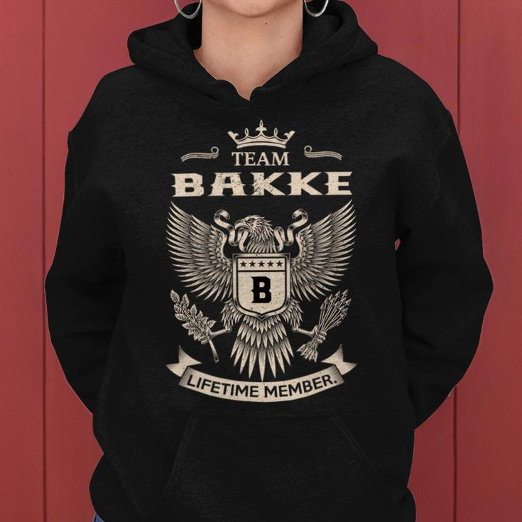 Team Bakke Lifetime Member V3 Women Hoodie