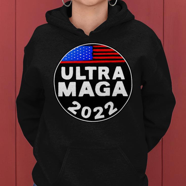 Ultra Maga Donald Trump Joe Biden America Women Hoodie