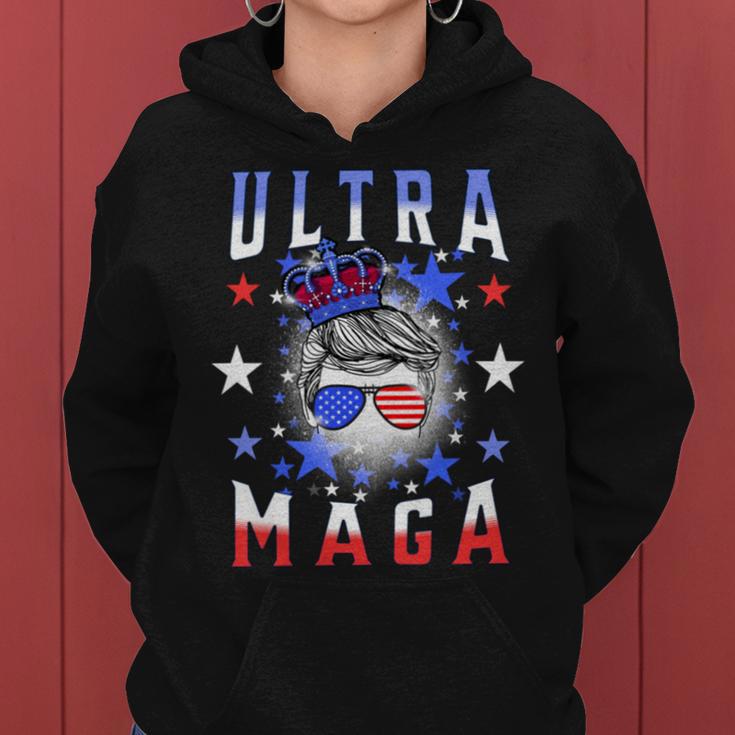 Ultra Maga The Return Of The Great Maga King V2 Women Hoodie