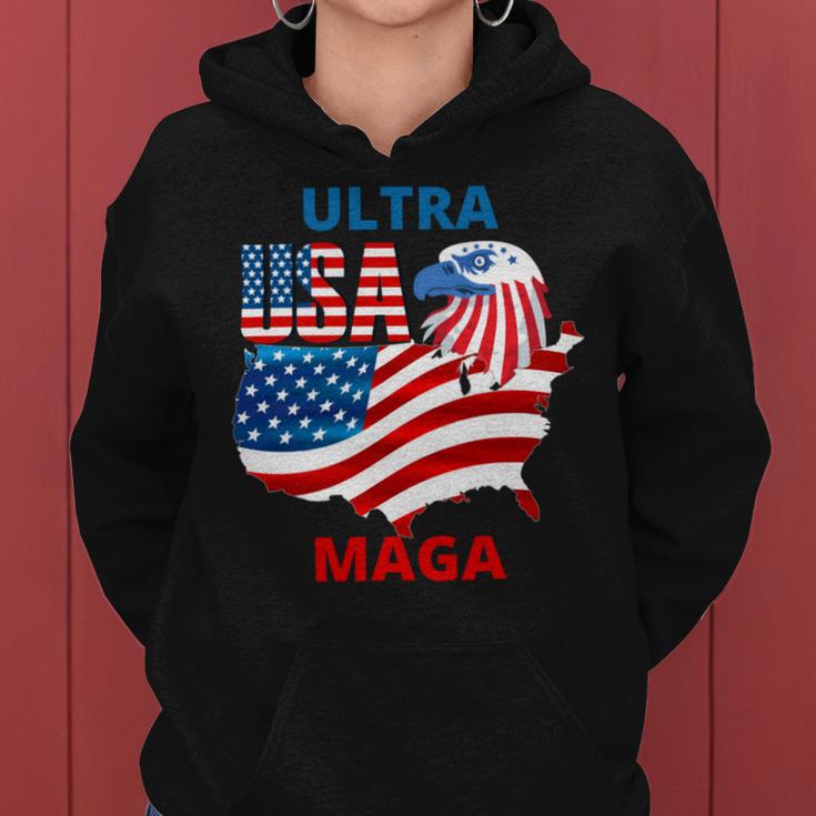 Ultra Maga Ultra Maga Funny Women Hoodie