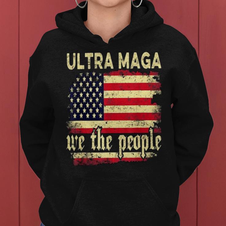 Ultra Maga We The People Vintage Women Hoodie