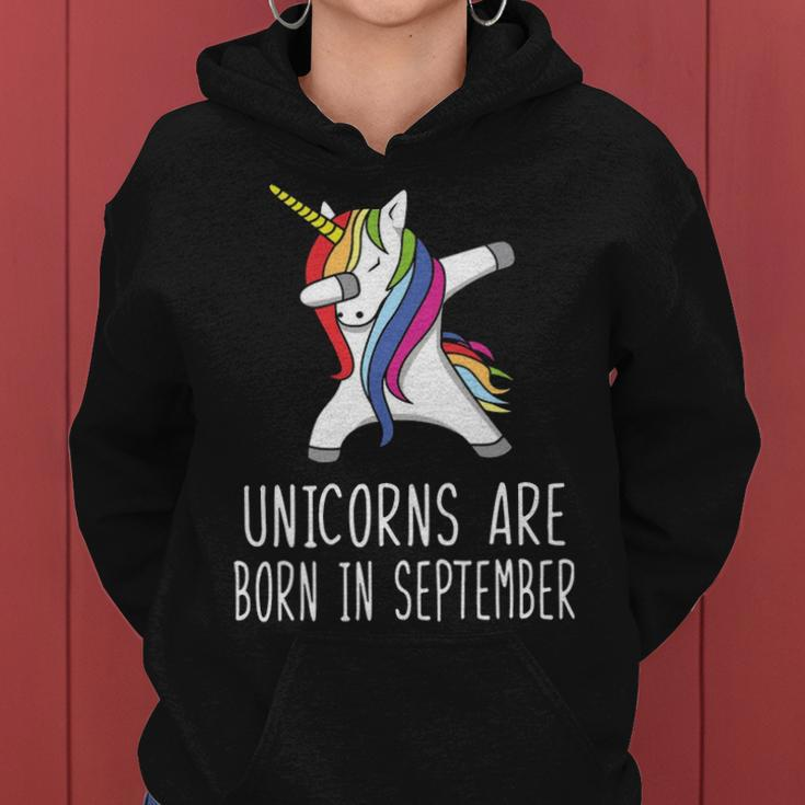 Unicorns Are Born In September Women Hoodie