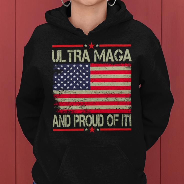 Vintage Ultra Maga And Proud Of It V2 Women Hoodie