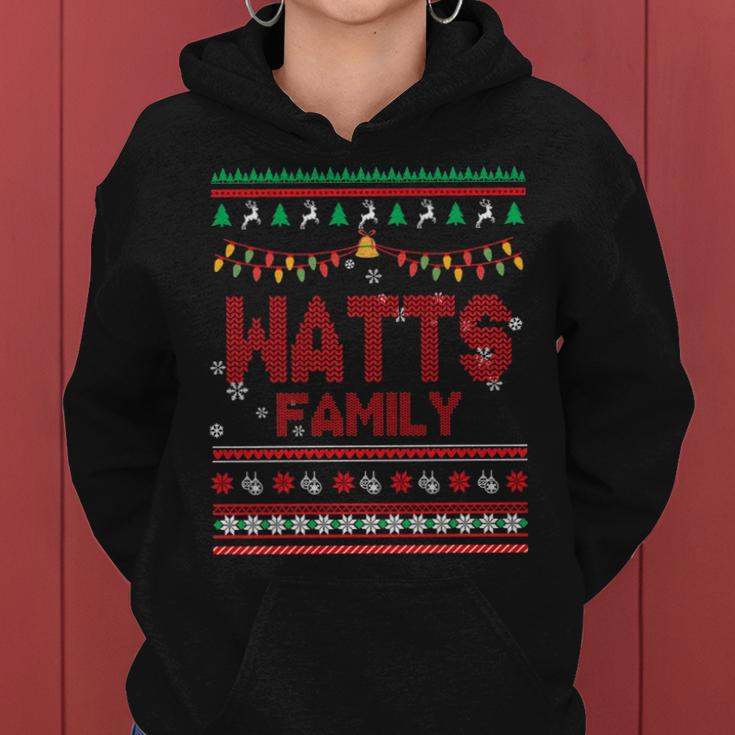 Watts Name Gift Watts Family Women Hoodie