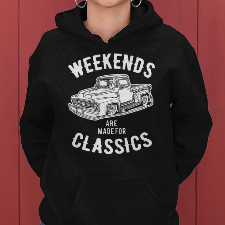 Weekend Classics Vintage Truck Women Hoodie