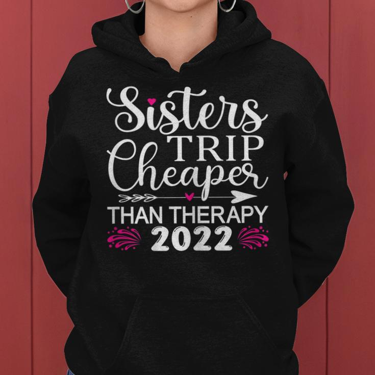Womens Sisters Trip 2022 Weekend Vacation Lover Girls Road Trip Women Hoodie