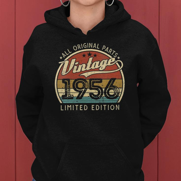 Womens Vintage 1956 Limited Edition 66 Years Old 66Th Birthday Women Hoodie