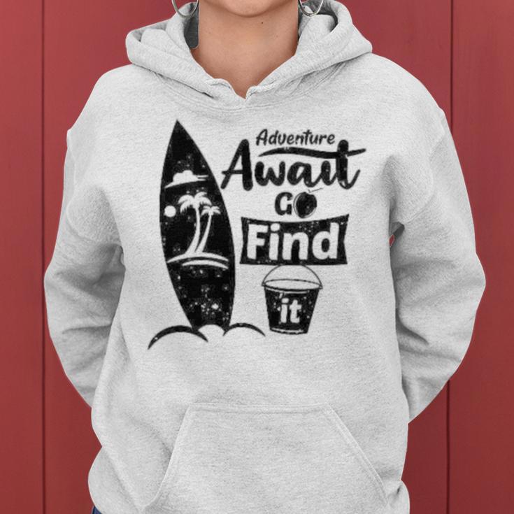 Adventure Await Go Find Itsummer Shirt Travel Tee Adventure Shirts Action Shirt Funny Tees Graphic Tees Women Hoodie