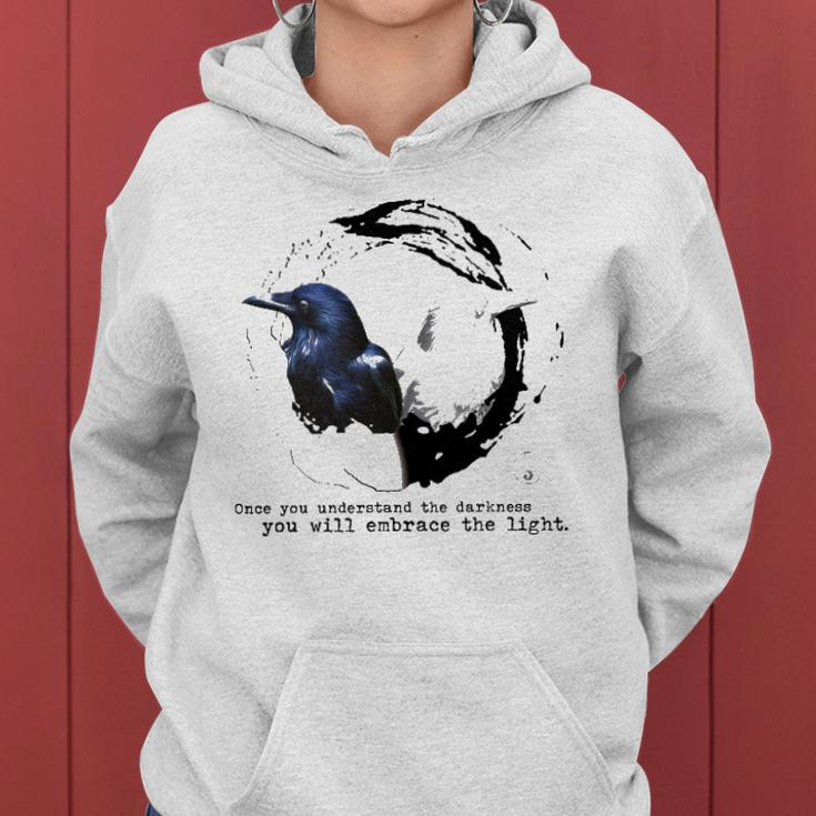 Balance Once You Understand The Darkness You Will Embrace The Light Women Hoodie