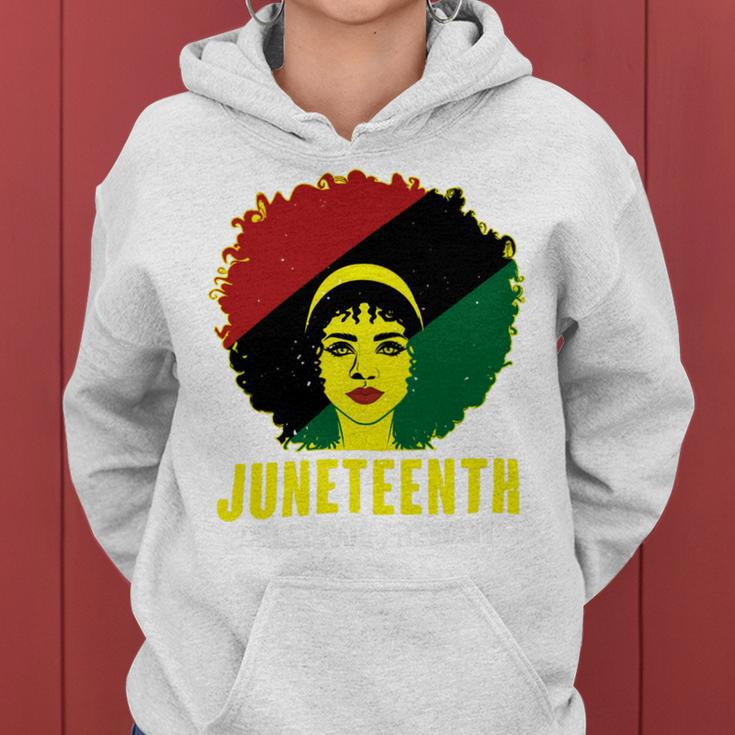 Black Queen Juneteenth Celebrate Freedom Tshirt Women Hoodie