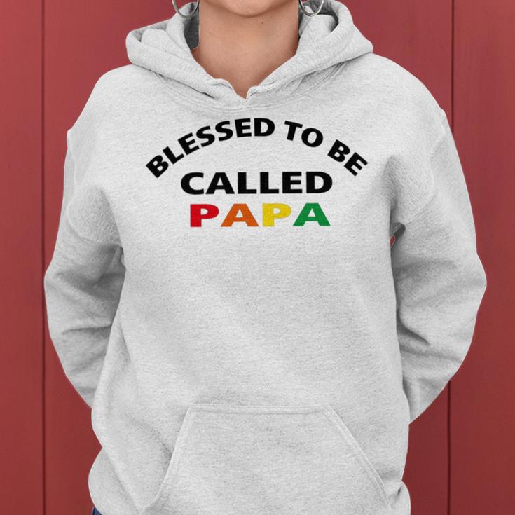 Blessed To Be Called Papa Sticker Women Hoodie