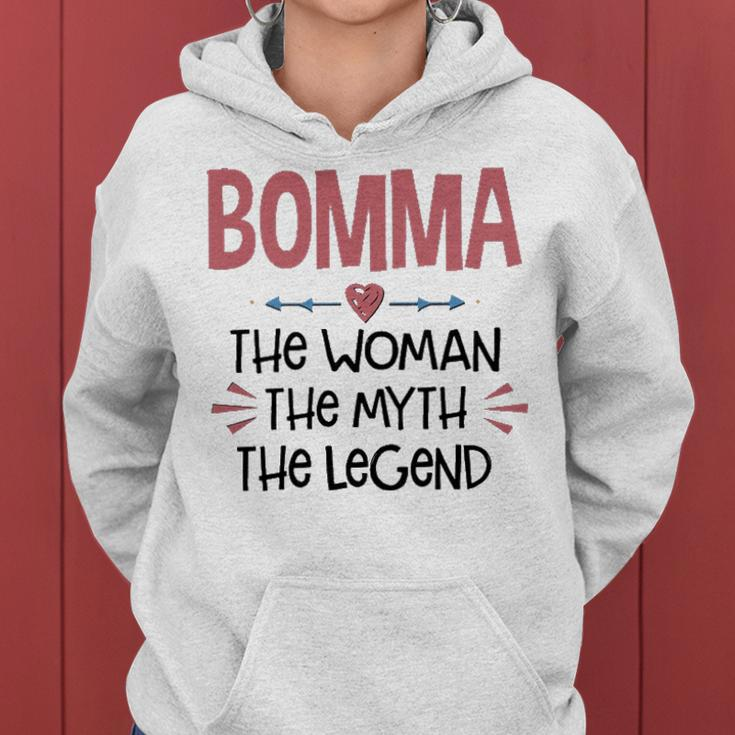Bomma Grandma Gift Bomma The Woman The Myth The Legend Women Hoodie