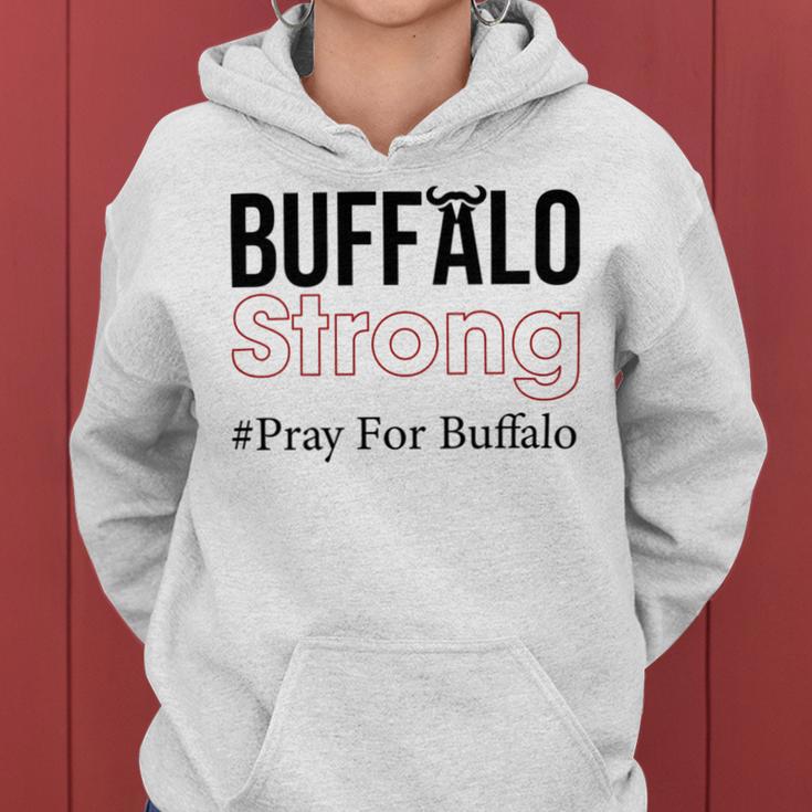 Buffalo Strong Pray For Buffalo Women Hoodie