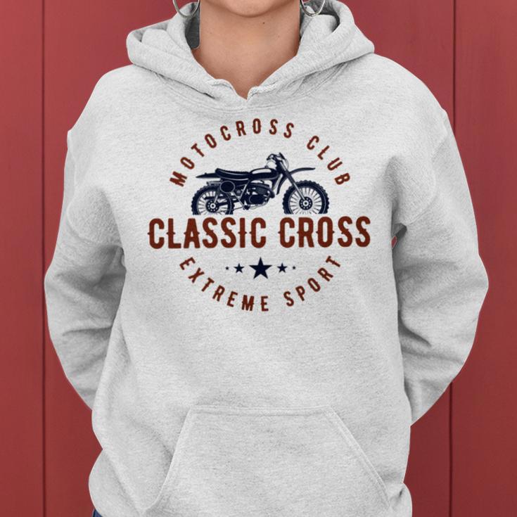 Classic Motor Cross Club Women Hoodie