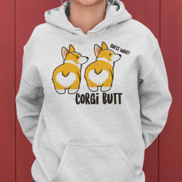 Corgi Set Sticker Design Funny Corgi Set Stickers Women Hoodie