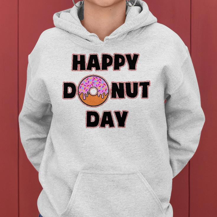 Donut Design For Women And Men - Happy Donut Day Women Hoodie