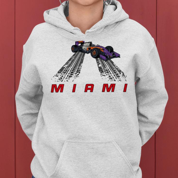 F 1 Miami Gp Aqua Women Hoodie