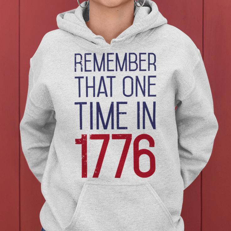 Fourth Of July Remember 1776 Funny 743 Shirt Women Hoodie