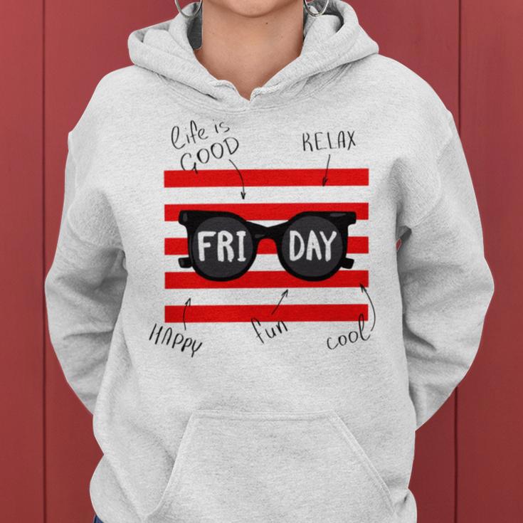 Friday With Slogans Women Hoodie