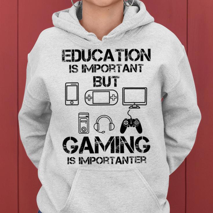 Funny Kids Gaming Women Hoodie