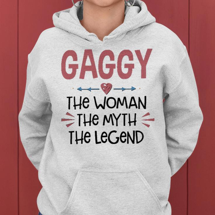 Gaggy Grandma Gift Gaggy The Woman The Myth The Legend Women Hoodie
