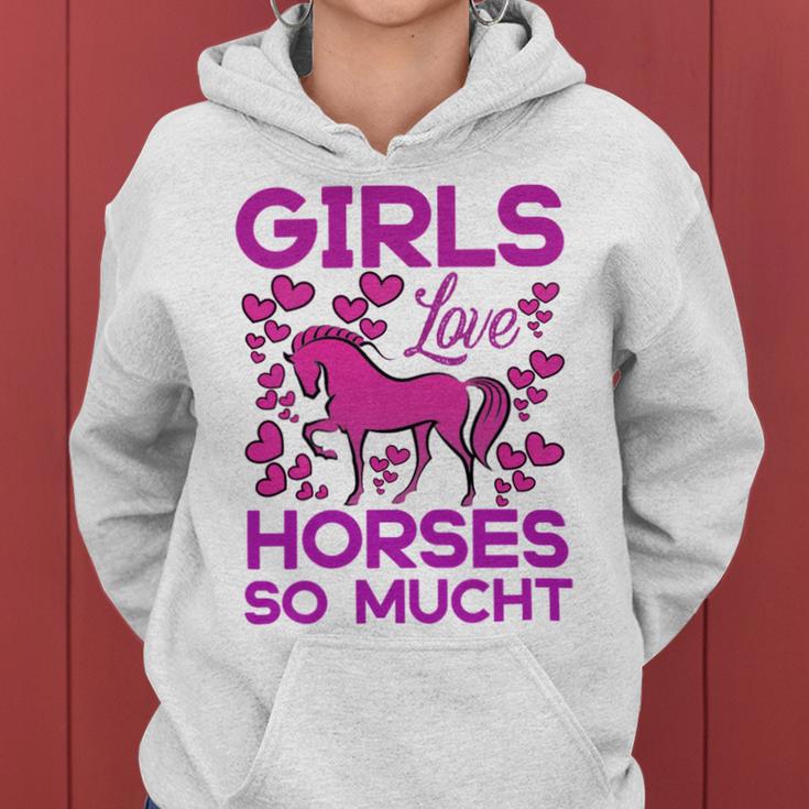 Girls Love Hhoresed So Much Women Hoodie