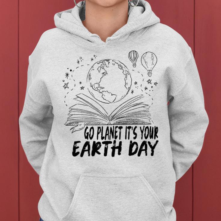 Go Planet Its Your Earth Day V2 Women Hoodie