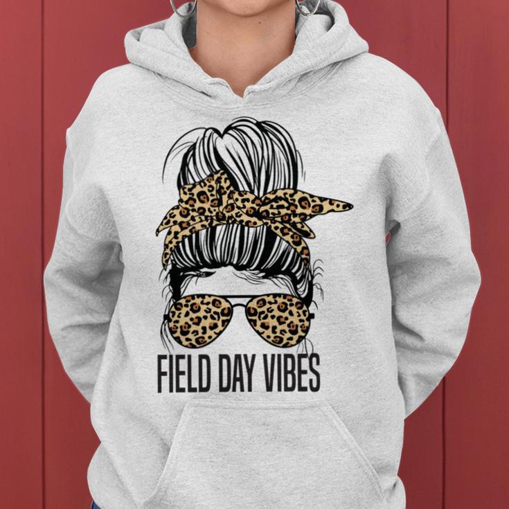 Happy Field Day Field Day Tee Kids Graduation School Fun Day V12 Women Hoodie