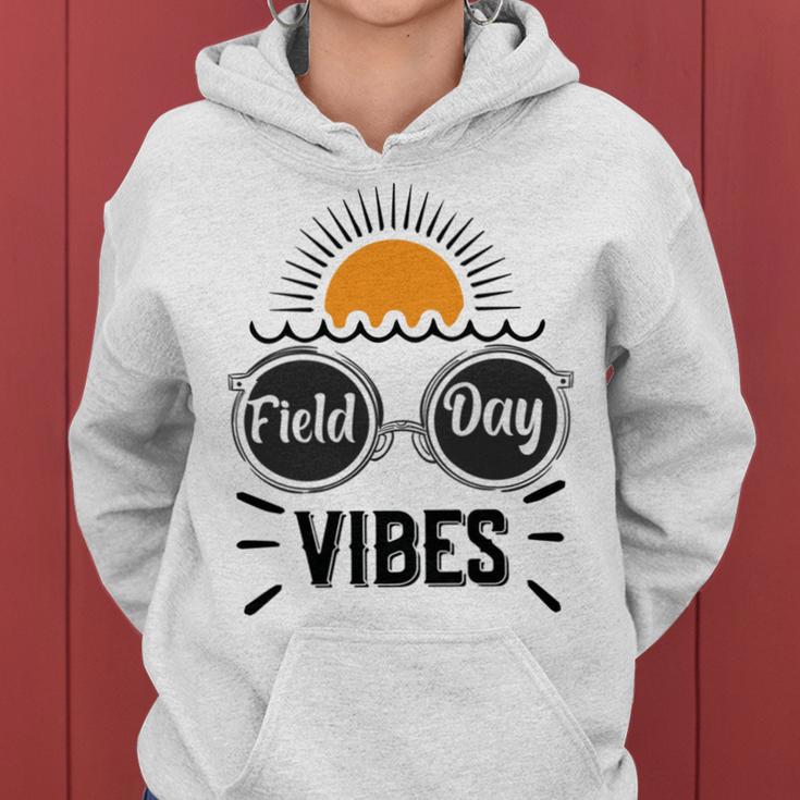 Happy Field Day Field Day Tee Kids Graduation School Fun Day V7 Women Hoodie