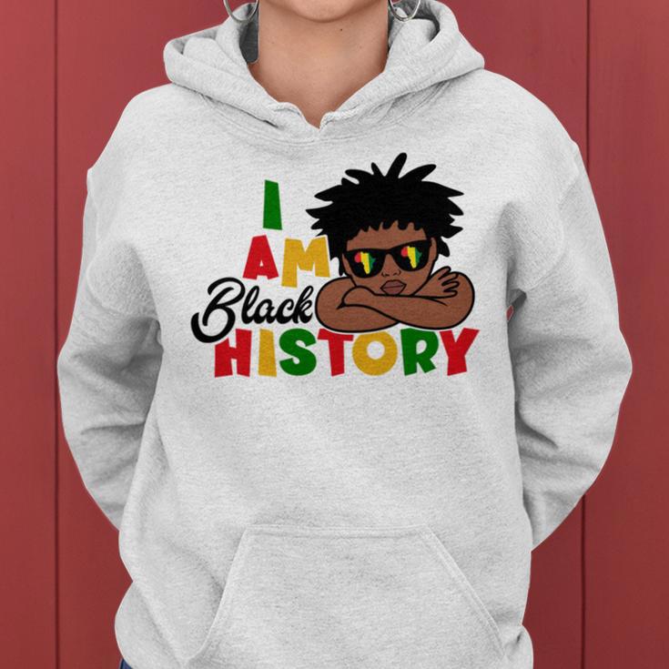 I Am Black History For Kids Boys Black History Month Women Hoodie