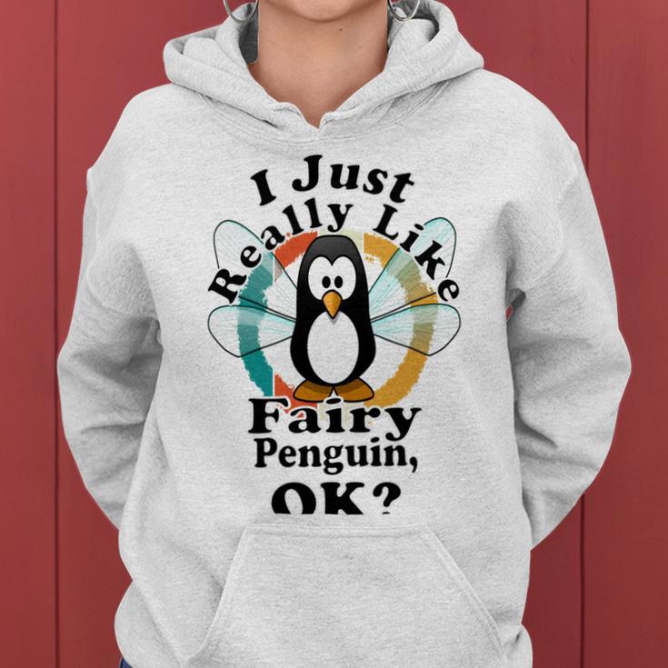 I Really Like Fairy Penguin Ok Women Hoodie