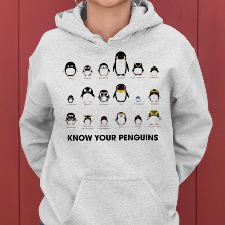 Know Your Penguins Women Hoodie