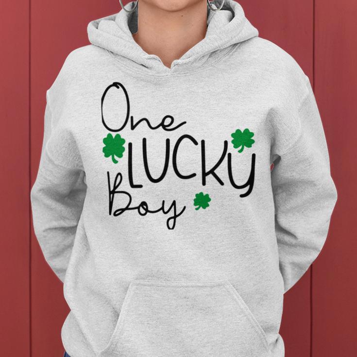 One Lucky Boy Funny St Patrick Day Women Hoodie